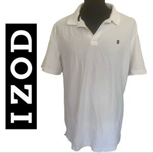 IZOD Advantage Performance 
Natural Stretch White Polo Shirt Men’s Size XL